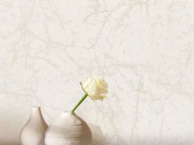 کاغذدیواری هاش دو او H2O طرح رگه‌دار کرم کد 922C