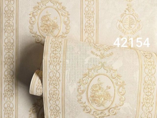 کاغذدیواری طرح داماسک کد 42154