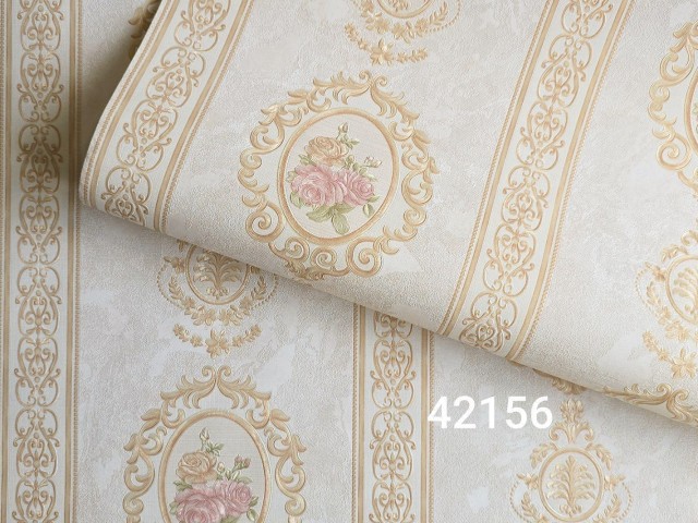 کاغذدیواری طرح داماسک کد 42156