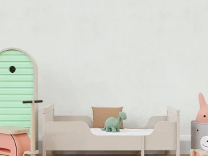 کاغذ دیواری کودک طرح ساده | سبز کد 12119