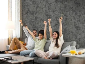 آلبوم کاغذ دیواری کربن1 طرح پتینه مشکی کد ۱۰۰۰۱