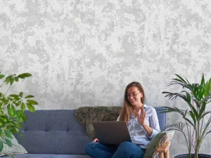 آلبوم کاغذدیواری کربن1 طرح پتینه نقره‌ای کد ۱۰۰۰۸