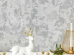 آلبوم کاغذدیواری کربن1 طرح پتینه نقره‌ای کد ۱۰۰۰۹