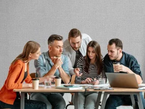 آلبوم کاغذدیواری کربن 1طرح جودون نقره‌ای کد ۱۰۰۲۱