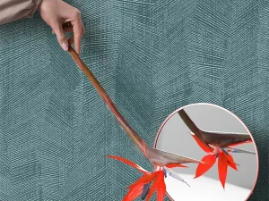 آلبوم کاغذدیواری کربن 1 طرح بافت سبز کد ۱۰۰۳۳