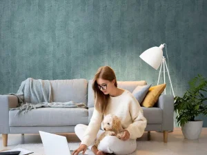 آلبوم کاغذدیواری کربن 1 طرح بافت سبز کد ۱۰۰۳۳