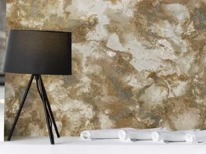 آلبوم کاغذدیواری کربن 1 طرح پتینه قهوه‌ای کد ۱۰۰۳۸