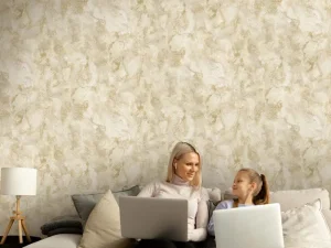 آلبوم کاغذدیواری کربن 1 طرح پتینه قهوه‌ای کد ۱۰۰۳۹