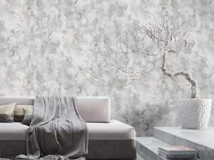 آلبوم کاغذدیواری کربن 1طرح پتینه نقره‌ای کد ۱۰۰۴۶