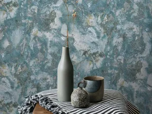 آلبوم کاغذدیواری کربن 1طرح پتینه آبی کد ۱۰۰۴۹