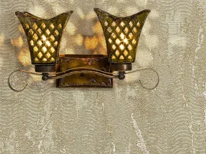 آلبوم کاغذدیواری کربن 1 طرح پتینه قهوه‌ای کد ۱۰۰۷۵