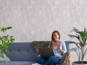 آلبوم کاغذدیواری کربن 1 طرح پتینه خاکستری کد ۱۰۰۸۲