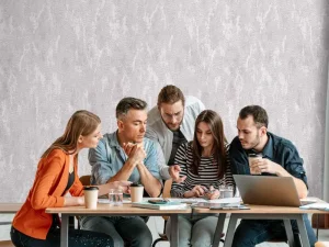 آلبوم کاغذدیواری کربن 1 طرح پتینه خاکستری کد ۱۰۰۸۲