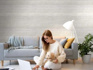 آلبوم کاغذدیواری کربن 1 طرح بافت نقره‌ای کد ۱۰۰۸۸