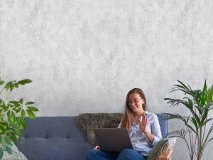 آلبوم کاغذدیواری کربن 1 طرح پتینه نقره‌ای کد ۱۰۱۰۷