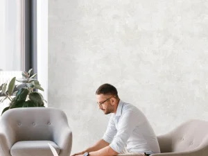 آلبوم کاغذدیواری کربن 1 طرح پتینه سفید کد ۱۰۱۱۳