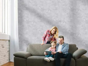 آلبوم کاغذدیواری کربن 1 طرح پتینه نقره‌ای کد ۱۰۱۱۶