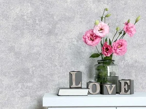 آلبوم کاغذدیواری دیواری طرح پتینه خاکستری کد ۱۰۱۱۷