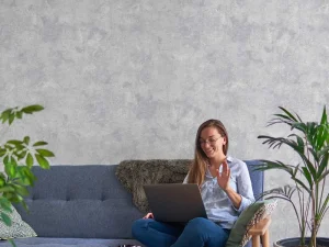 آلبوم کاغذدیواری دیواری طرح پتینه خاکستری کد ۱۰۱۱۷