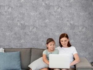 آلبوم کاغذدیواری کربن 1 طرح پتینه خاکستری کد ۱۰۱۱۹