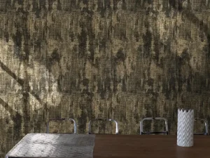 کاغذ دیواریکربن2/ carbon2 طرح پتینه قهوه‎‌ای کد ۱۰۱۳۳