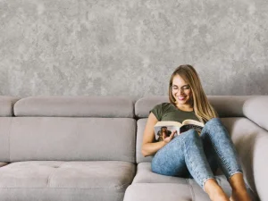 کاغذ دیواریکربن2/ carbon2 طرح بافت نقره‌ای کد ۱۰۱۵۵