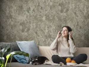 کاغذ دیواری کربن2/ carbon2 طرح بافت زیتونی کد ۱۰۱۵۸