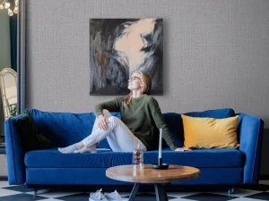 کاغذ دیواریکربن2/carbon طرح جودون خاکستری کد ۱۰۱۷۴