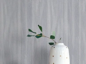 کاغذ دیواری کربن2/carbon طرح راه راه خاکستری کد ۱۰۱۸۳