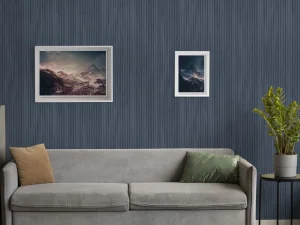 کاغذ دیواریکربن2/carbon طرح راه راه سرمه‌ای کد ۱۰۱۸۴