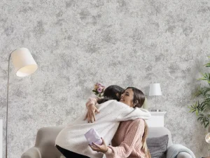 کاغذ دیواریکربن2/carbon طرح پتینه نقره‌ای کد ۱۰۱۸۶