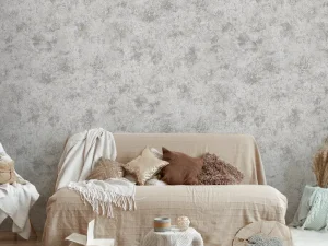 کاغذ دیواریکربن2/carbon طرح پتینه نقره‌ای کد ۱۰۱۸۶