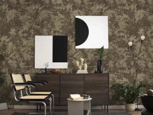 کاغذ دیواریکربن 3/carbon3 طرح پتینه قهوه‌ای کد ۱۰۲۴۹