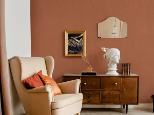 کاغذ دیواری کربن 3/carbon3 طرح بافت نارنجی / عنابی کد ۱۰۲۵۴