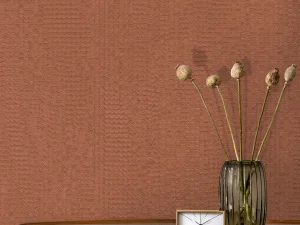 کاغذ دیواری کربن 3/carbon3 طرح بافت نارنجی / عنابی کد ۱۰۲۵۴