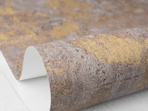 کاغذ دیواریکربن 3/carbon3 طرح پتینه قهوه‌ای کد ۱۰۳۲۶