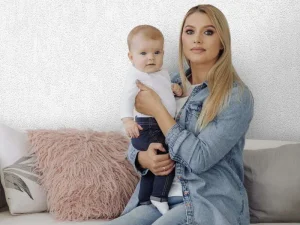 کاغذ دیواری هاش دو او H2O طرح ساده سفید/ کد 903W