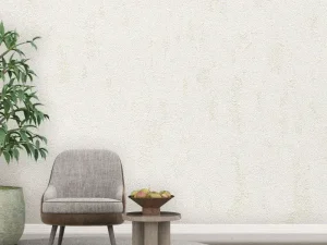 کاغذ دیواری هاش دو او H2O طرح ساده کرم / کد 904C