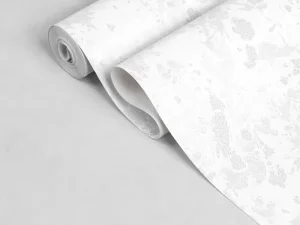 کاغذ دیواری هاش دو او H2O طرح بافت سفید/ کد 909W