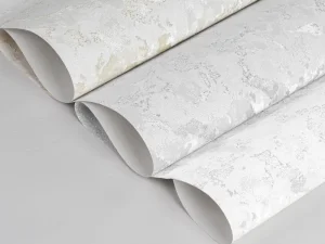 کاغذ دیواری هاش دو او H2O طرح بافت کرم / کد 910C