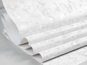 کاغذ دیواری هاش دو او H2O طرح بافت سفید / کد 910W