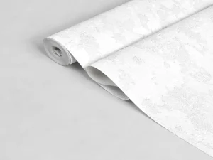 کاغذ دیواری هاش دو او H2O طرح ساده سفید / کد 911W