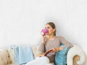 کاغذ دیواری هاش دو او H2O طرح ساده سفید / کد 913W