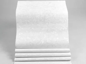 کاغذ دیواری هاش دو او H2O طرح ساده سفید / کد 914W