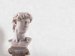 کاغذ دیواری هاش دو او H2O طرح ساده سفید / کد 914W