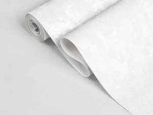 کاغذ دیواری هاش دو او H2O طرح ساده سفید / کد 915W