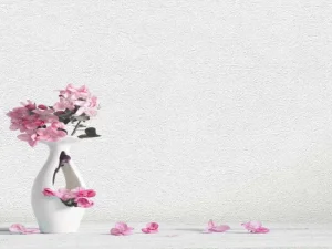 کاغذ دیواری هاش دو او H2O طرح ساده سفید / کد 915W