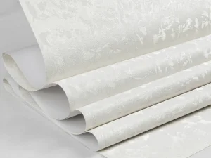 کاغذ دیواری هاش دو او H2O طرح ساده کرم/ کد 916C