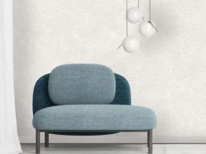 کاغذ دیواری هاش دو او H2O طرح ساده کرم/ کد 916C