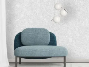 کاغذ دیواری هاش دو او H2O طرح ساده خاکستری / کد 916G